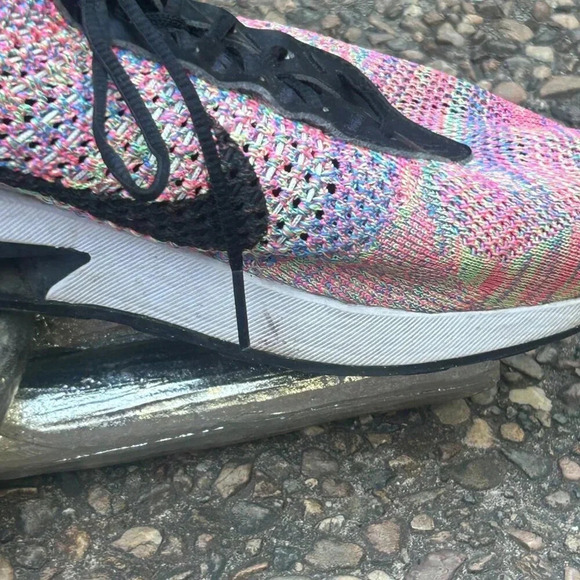 Nike Air Max Flyknit Racer Multicolor Soccer Sneakers Size 10 - Picture 4 of 9